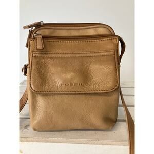 FOSSIL LEATHER CARGO ORGANIZER WOMENS CROSSBODY BAG SL8751